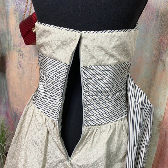 📌BCBGMaxAzria Strapless Transformable Cocktail Dress with Balloon Skirt - Picture 8 of 15